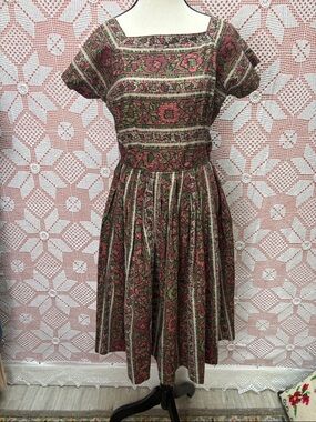 Vintage 1970s Ben-Art | Boho Union Tag Dress